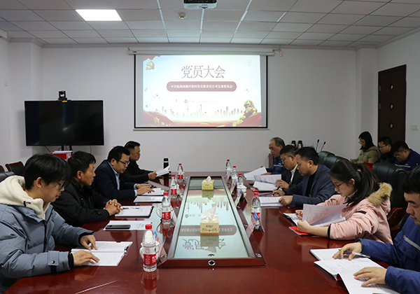 中共临湘海螺环保科技有限责任公司第一次党员大会顺利召开