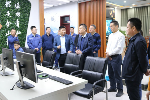 广东省生态环境厅副厅长何焱一行到阳春海螺环保考察评估